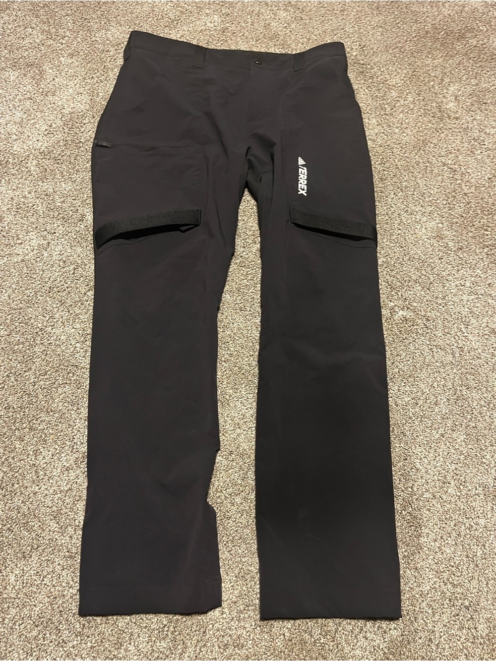 Adidas Terrex Black Pants Outdoors Hiking All Terrain Mens Size 36